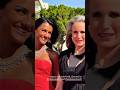 Simone Ashley with Andie MacDowell at the Cannes Film Festival. #simoneashley #andiemacdowell