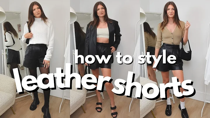STYLING LEATHER SHORTS | Fall/Winter outfit ideas!