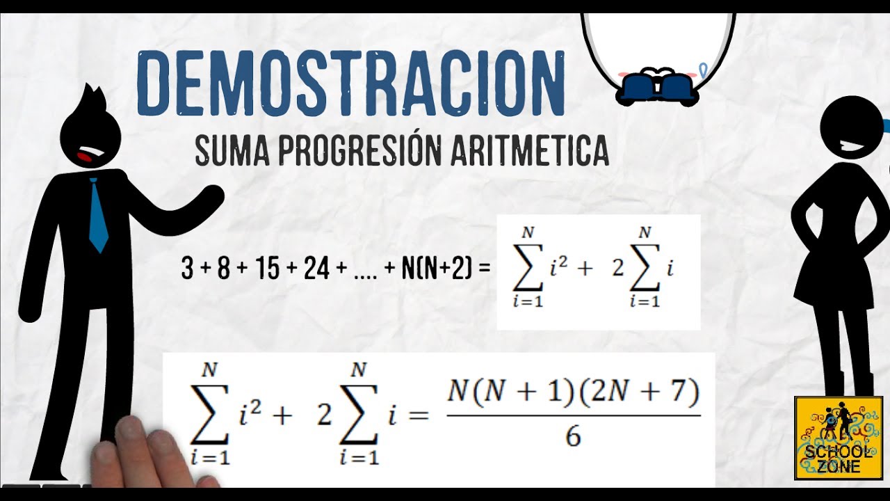 Suma de los primeros n números de Progresión Aritmética S1 | Demostración
