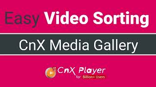 How to Sort Videos in CnX Player (2023) Best 4K HDR Video Player screenshot 4