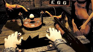 Ells Tales Egg - A Weird Egg-Flipping Horror Game With Extremely Violent Chickens All Endings