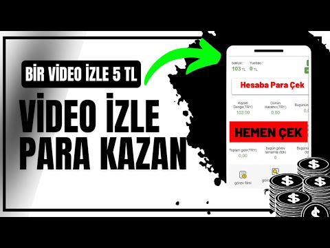 VİDEO İZLEYEREK PARA KAZAN - PARA KAZANDIRAN UYGULAMA (İnternetten Para Kazanma 2022) - KANITLI