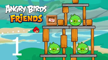 Angry Birds Friends - Gameplay Walkthrough Part 1 Level 1-15 (iOS, Android)