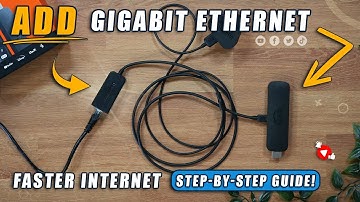 How to Add Gigabit Ethernet to Amazon Firestick | Triple Your Speeds!