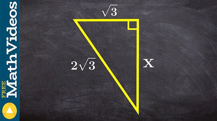 Find the missing side of a triangle using the pythagorean theorem