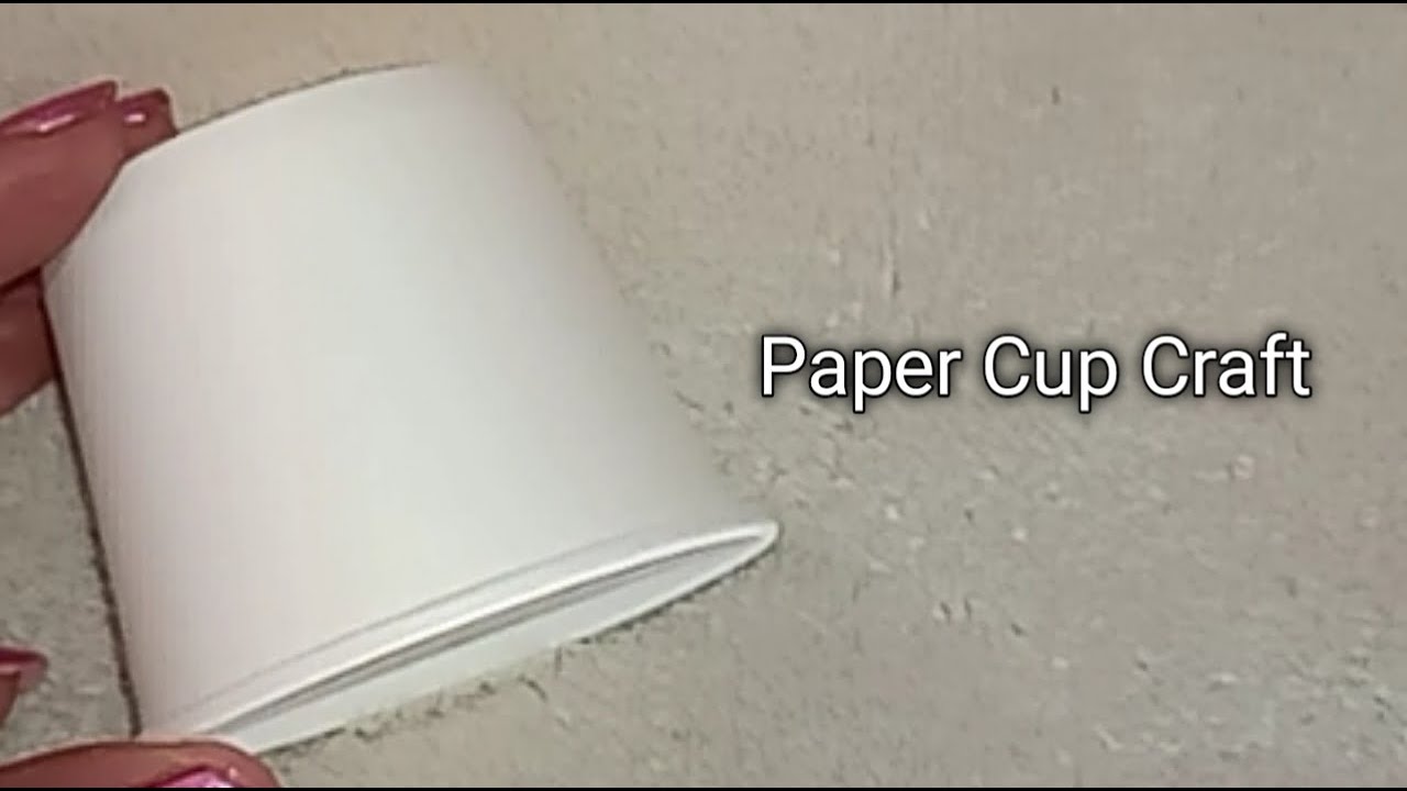 DIY | Paper cup craft ideas | Best Out of Waste DIY | Craft with paper ...