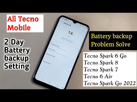 All Tecno Mobile Battery drain Problem Solution | Tecno mobile battery backup kaise badaye