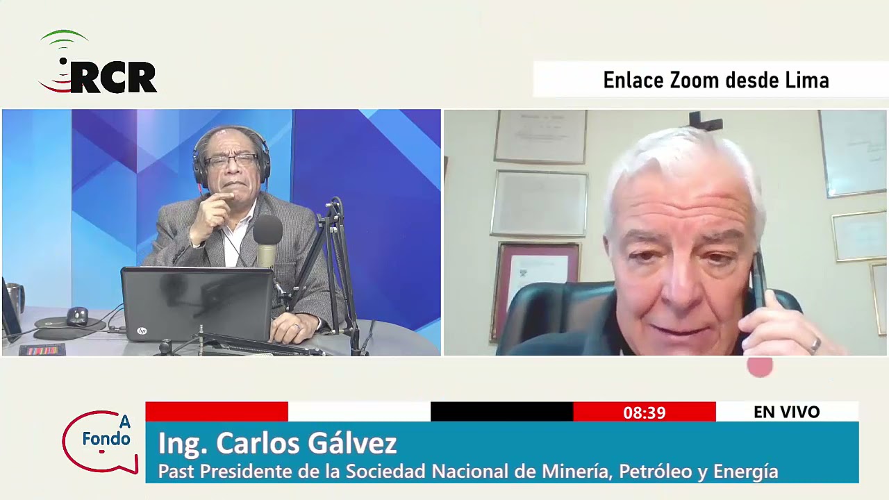 EN A FONDO CON CARLOS GÁLVEZ, PAST PRESIDENTE DE LA SOCIEDAD NACIONAL DE MINERÍA, ENERGÍA Y PETRÓLEO