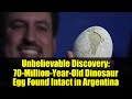 Unbelievable Discovery: 70-Million-Year-Old Dinosaur Egg Found Intact in Argentina