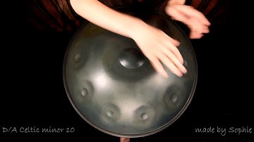 Handpan - D/A Celtic minor 10 - made by Sophie