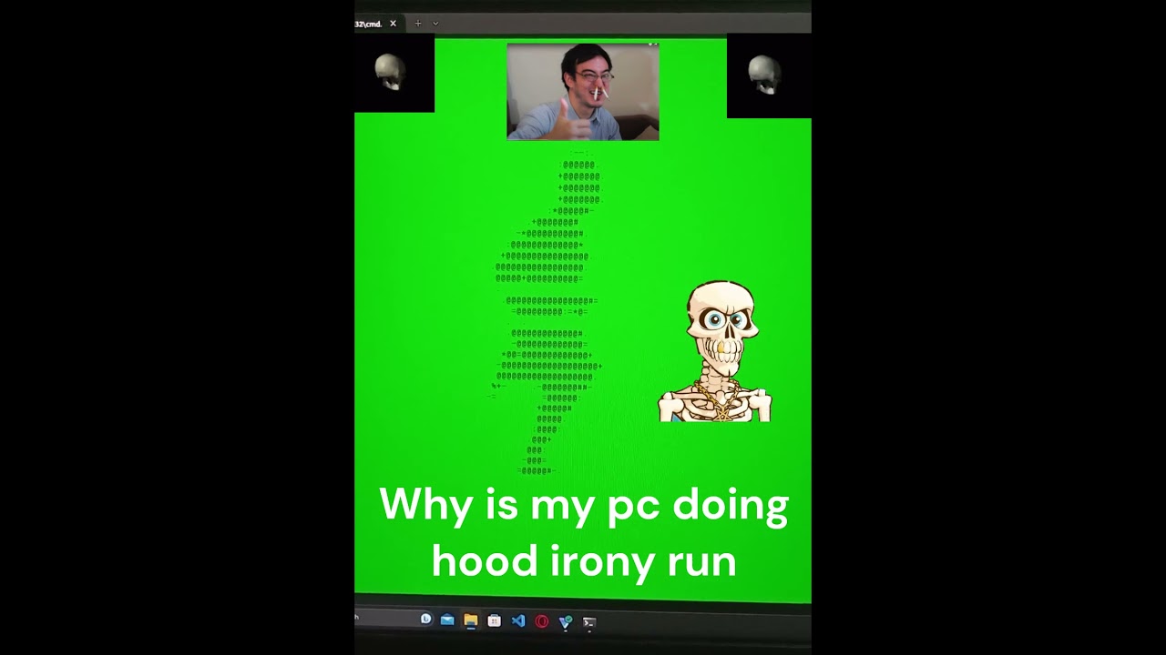 High tech hood irony