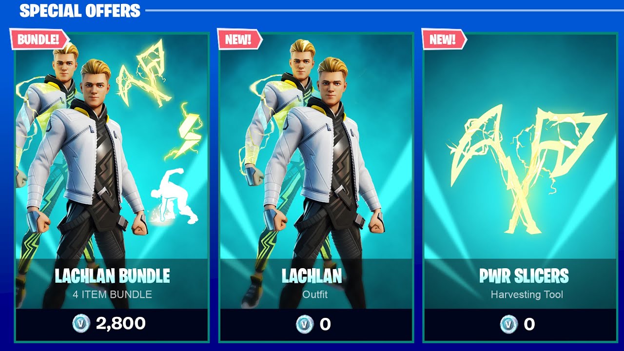 LACHLAN *SKIN* NOW in FORTNITE! - YouTube