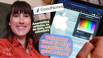How I use my iPad as a PhD student | Goodnotes tour