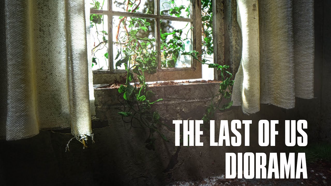 Создание заброшенной миниатюрной диорамы | Видеоигра The Last of Us