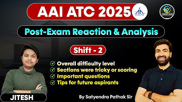 Exam Review with Jitesh (Post-Exam Reaction & Analysis) AAI ATC 2025 | Shift Experience & Tips