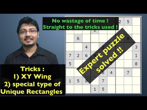Sudoku 'expert' level tricks. Sudoku expert level. How to solve sudoku expert level #puzzle