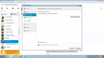 Block & Unblock Skype Contacts