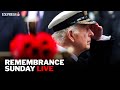 King Charles leads Remembrance Sunday service at the Cenotaph
