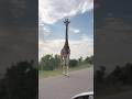 Relaxed Giraffe on the road in Kruger National Park #wildlife #safari #krugernationalpark
