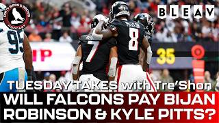 Will the Falcons pay Bijan Robinson and Kyle Pitts? Takes with Tre'Shon