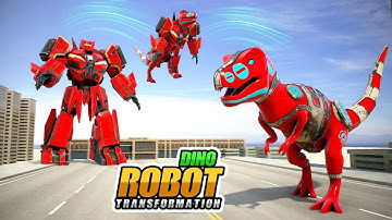 Dino 🤖 Robot Car Game: Ultimate Dinosaur Games #1 Android Gameplay.