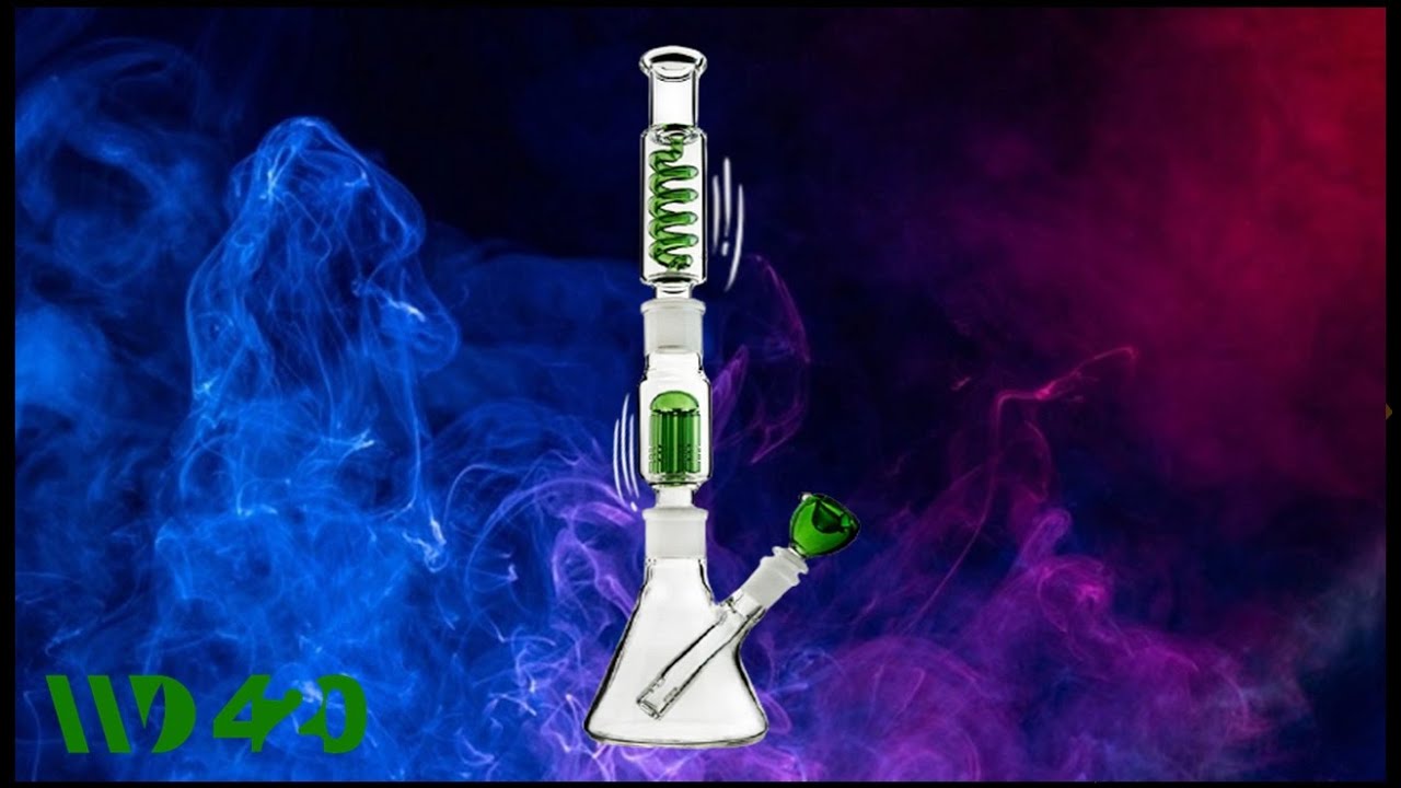 EL ELEGANTE BONG DE WD420 GLASS | REVIEW | BEST BIG BONG FROM WD420 GLASS 🍁💨