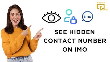 Can we See Hidden Contact Number on IMO