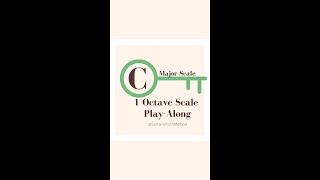 C Major Play-Along #Scale - 1 Octave #Violin #LearnViolin