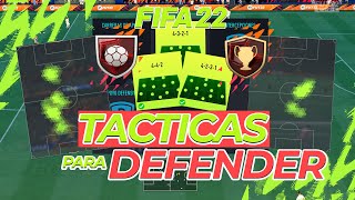 FIFA 22 TACTICAS PARA DEFENDER MEJOR | COMO EVITAR CONTRAGOLPES