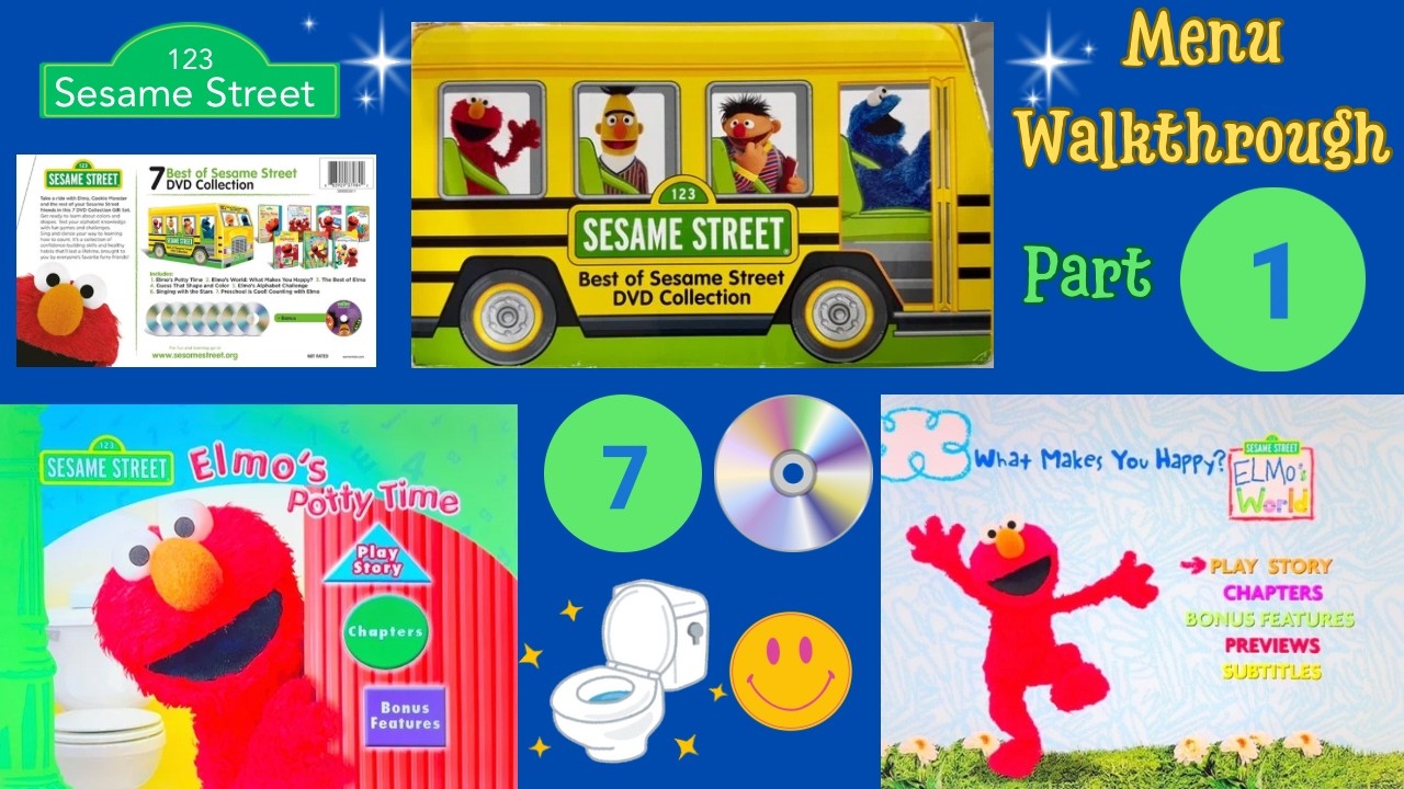 Sesame Street BEST OF SESAME STREET DVD COLLECTION DVD Menu