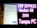 Servis HP Redmi 4X terkunci akun google (FRP Bypass) Tanpa PC