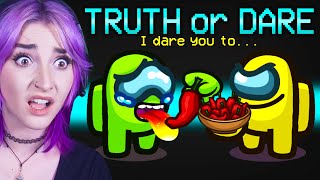 Playing TRUTH or DARE in Among Us!