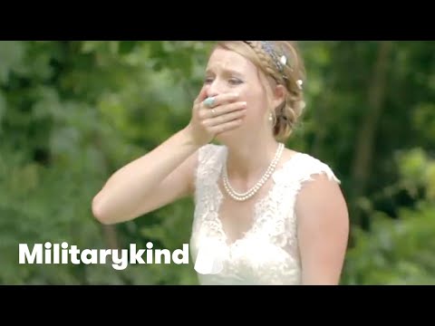 Marine makes bride cry on her wedding day | Militarykind