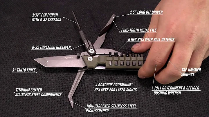 19-in-1 Gun Multi-Tool: Must-Have for Handgun Enthusiasts