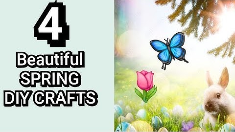 BEAUTIFUL SPRING Diy Crafts using Dollar tree, hobby lobby & thrifted items #diy #craft #dollartree