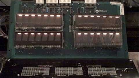 Williams pinball System 11B display test