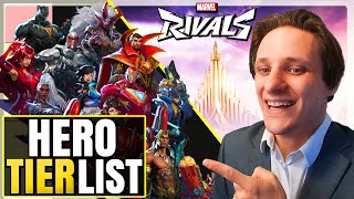 MARVEL Rivals Day One TIER LIST !! (Best Heroes)