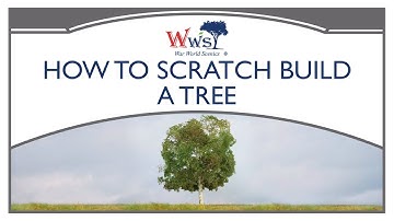How To Scratch Build A Tree Using Balsa Wood & Sea Foam