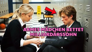 Hausmeistertochter verliert Stipendium, weil sie einem Verletzten hilft – dem Milliardärssohn.