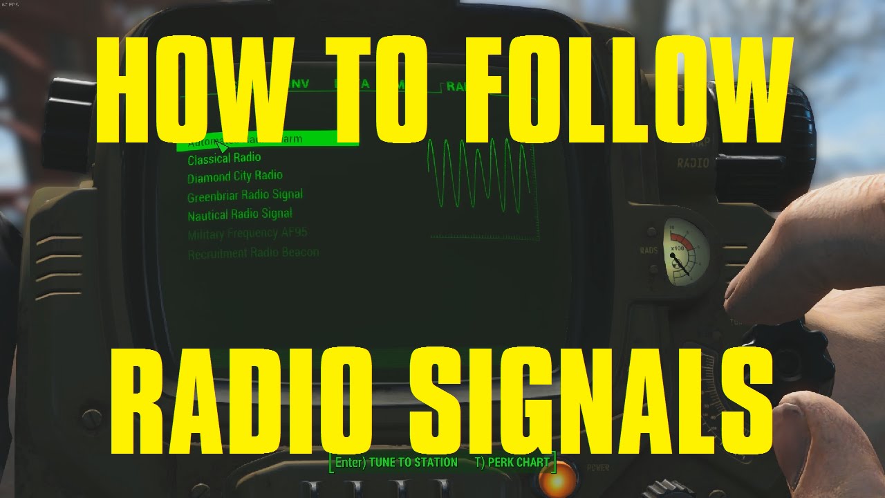 How to Find Radio Signal Sources | Fallout 4 Tips & Tricks - YouTube