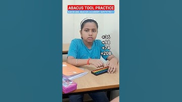 Abacus is an excellent tool for improving the brain’s processing speed #maths #education #shorts