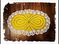 How to crochet small oval doily