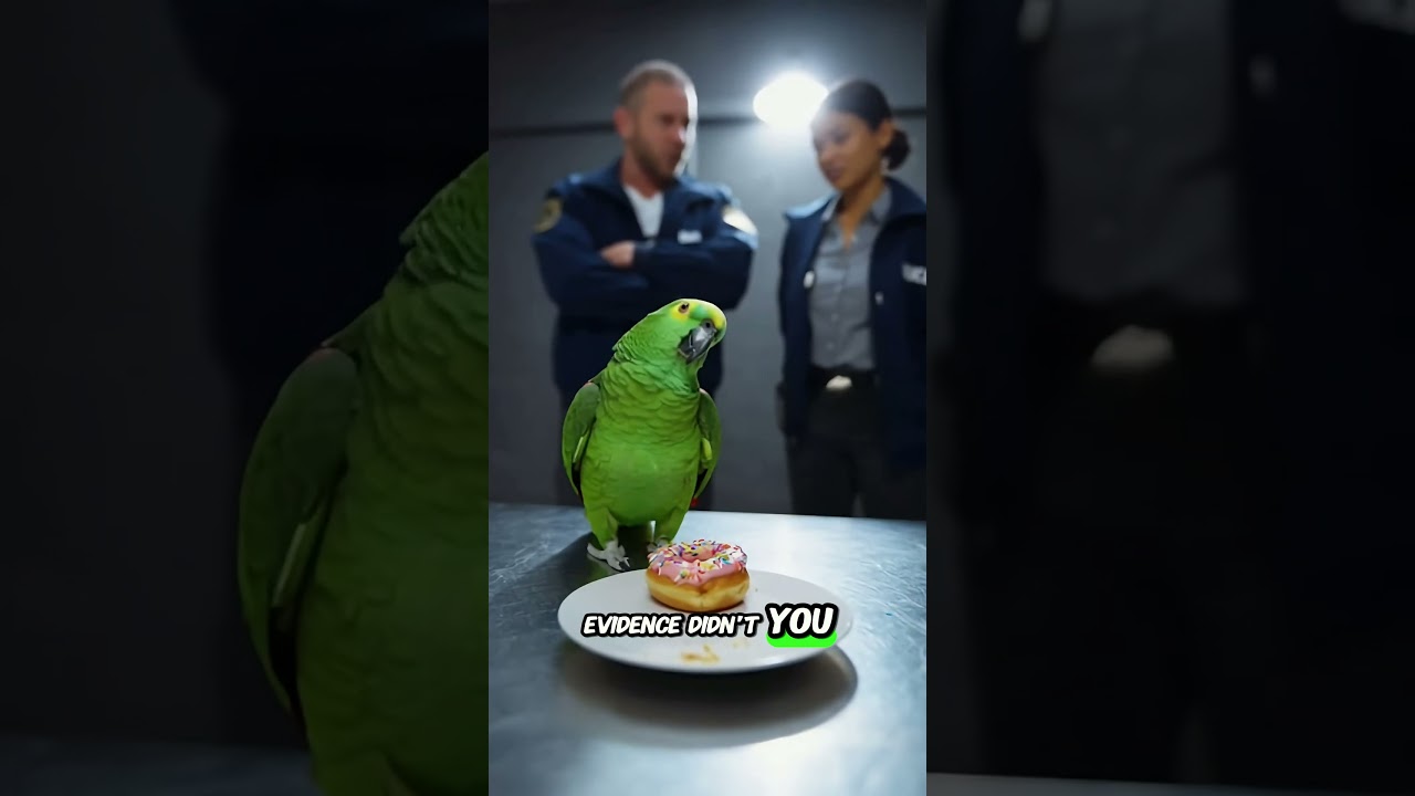 Parrot Confesses in Interrogation — “It Was Delicious Proof!” 😂🦜🍩 | Real Police Footage 2025