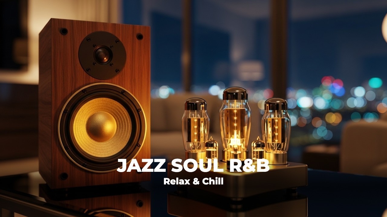 Cozy Cabin Jazz & Soul R&B – Warm Fireplace Ambience for Winter Reading