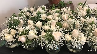 UNBOXING WHOLESALE BULK FLOWERS FROM COSTCO FOR WEDDING
