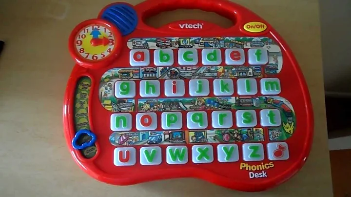 WORLDS BEST PRESCHOOL VTECH LIGHT UP PHONICS LEARN ENGLISH TEACHING talking toy