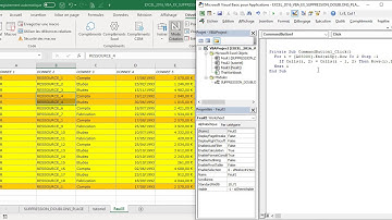 Excel 2016 : Comment supprimer ligne en doublons sur Excel VBA en moins de 3 min.