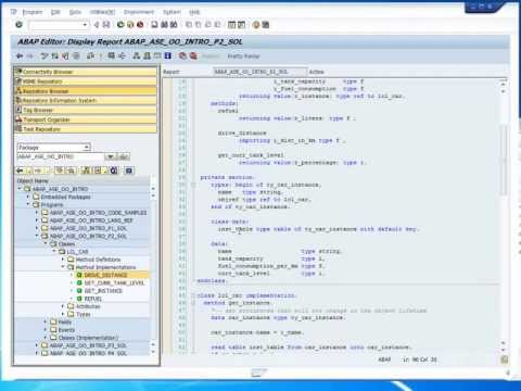 ABAP OO Refresher