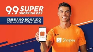 iklan goyang Shopee Cristiano ronaldo Versi Full HD Durasi panjang | ronaldo dancing shopee 12.12