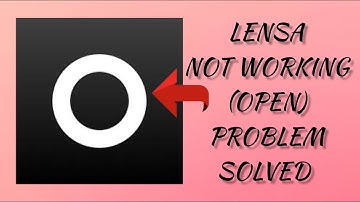How To Solve Lensa App Not Working/Not Open Problem|| Rsha26 Solutions